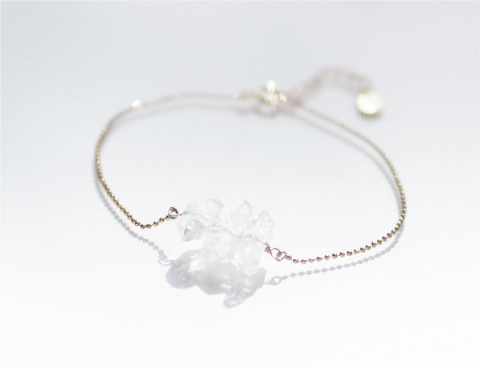 ナックレースクリスタルサザールブレスレット(スリーストーン)